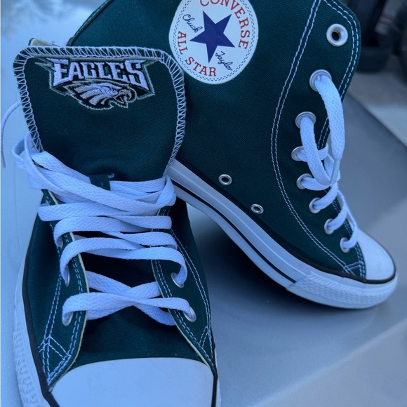 Eagles 🦅 CONVERSE
PHILADELPHIA EAGLES MENS HIGH TOP SNEAKERS - Picture 2 of 9